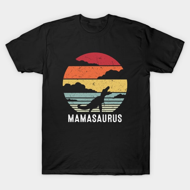 MAMASAURUS T-Rex T-Shirt by baggageruptured